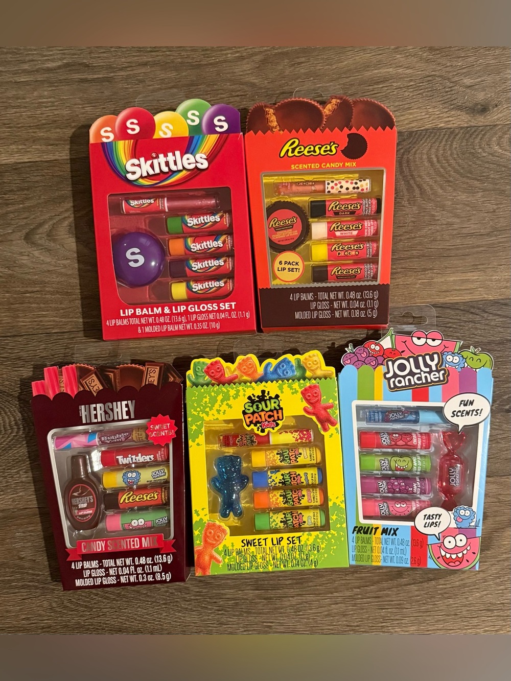 Candy Lip Balm & Gloss Set Bundle (5)